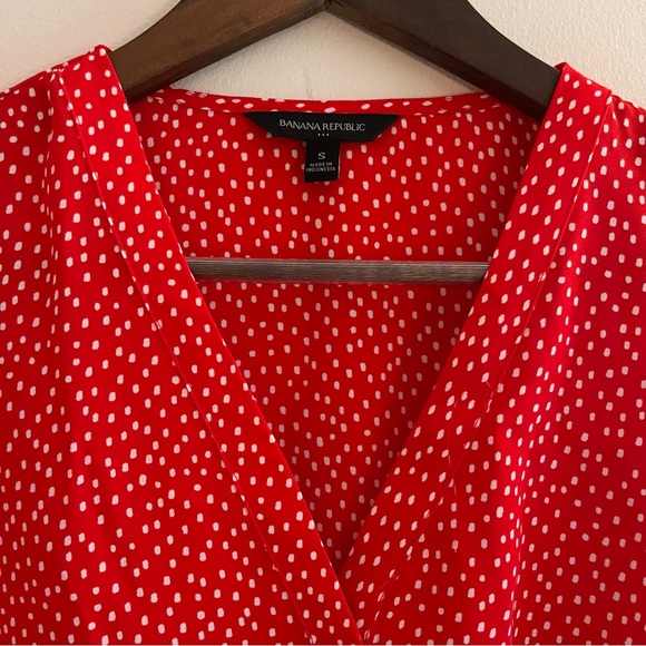 Banana Republic Polka Dot Blouse - Picture 3 of 10
